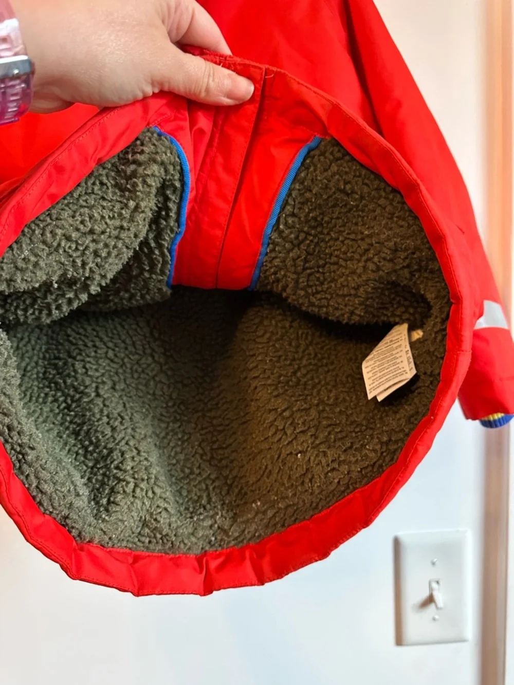 Boys 5/6 Mini Boden Red Hooded Winter Parka Jacket
